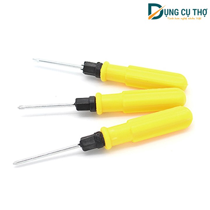 Tua vít vặn ốc vít màu vàng