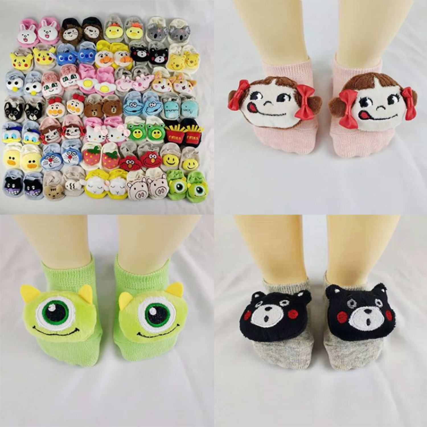 (Xả hàng) tất hình thú 3D đáng yêu cho bé