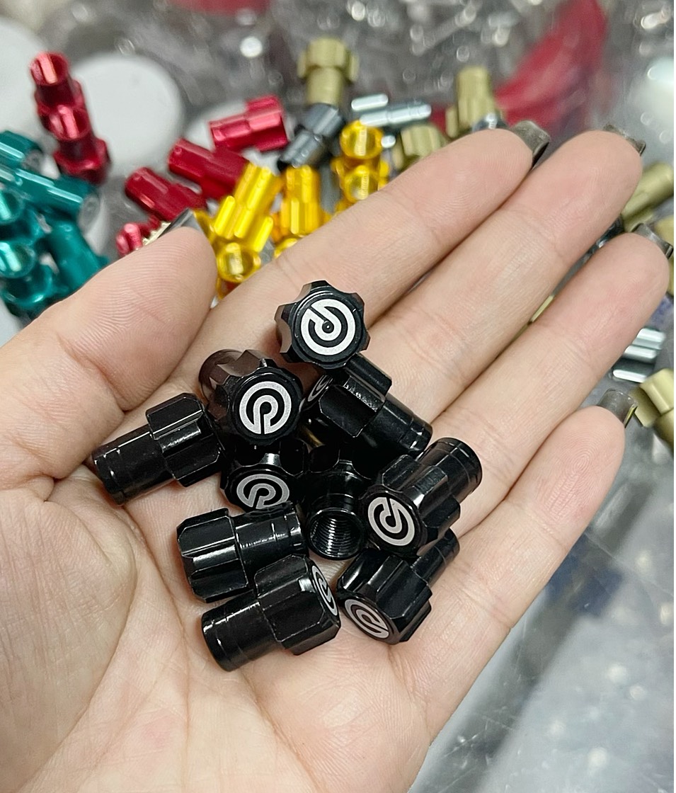 Van vòi nhôm logo màu cực đẹp