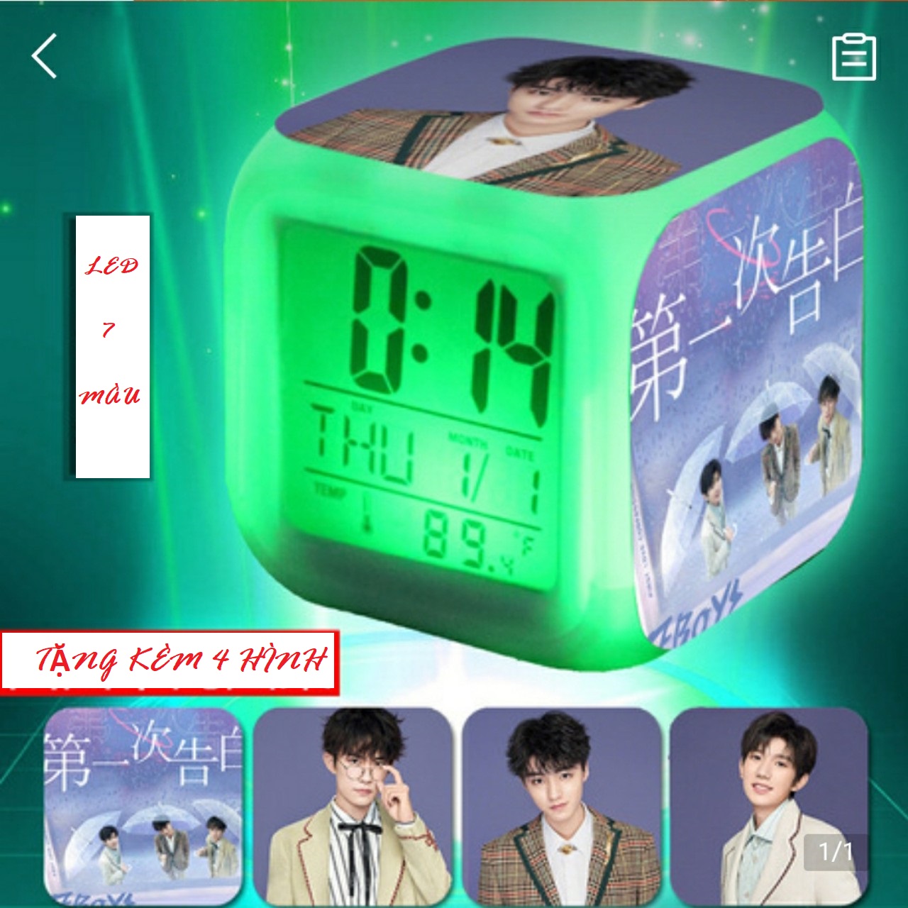 [HCM]ĐỒNG HỒ BÁO THỨC TFBOYS,BTS,BLACKPINK