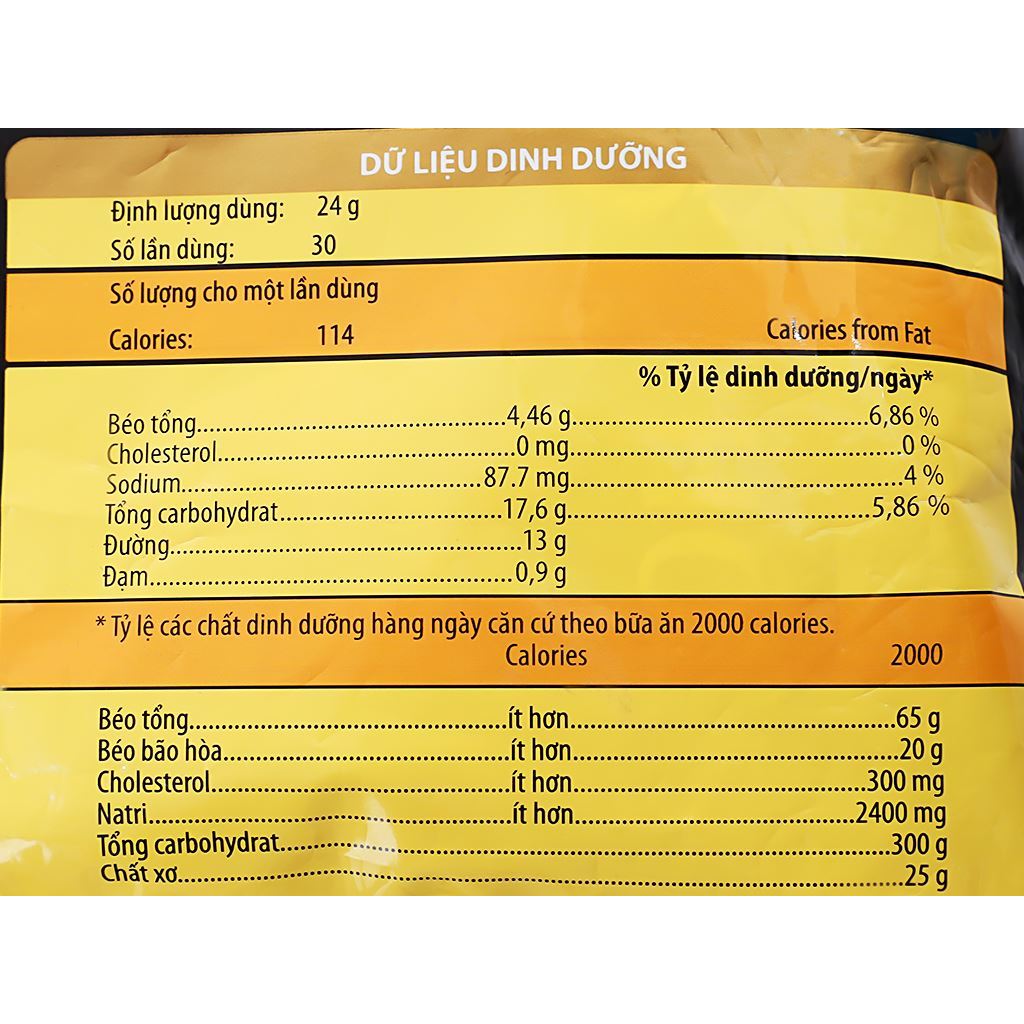Cà phê sữa đá Cafe Phố 720g ( 30 gói x 24g )