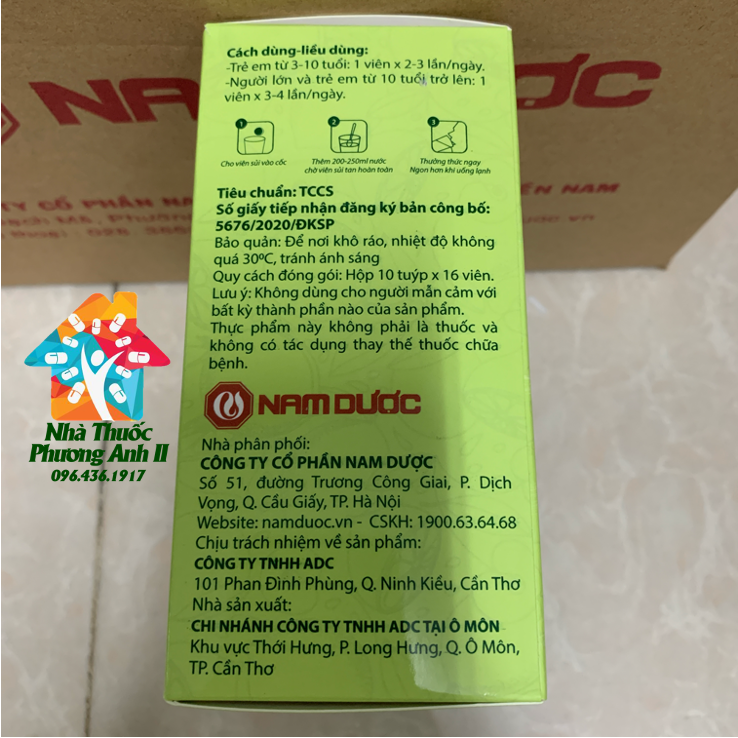 [HCM]Viên sủi thanh nhiệt Live Cool