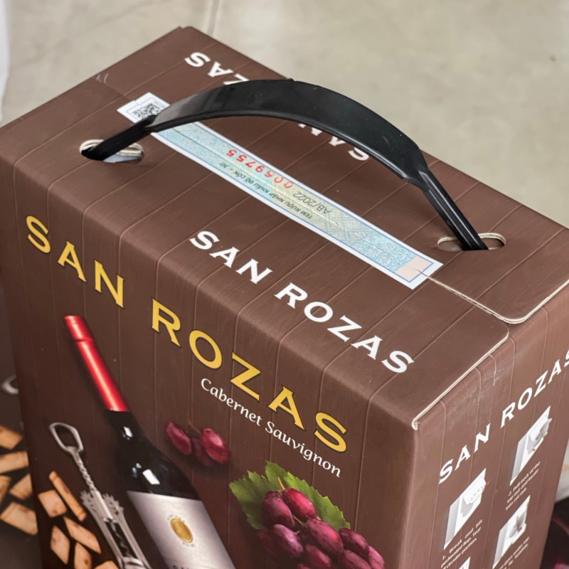 Vang bịch nhập khẩu Chile SAN ROZAS 3L