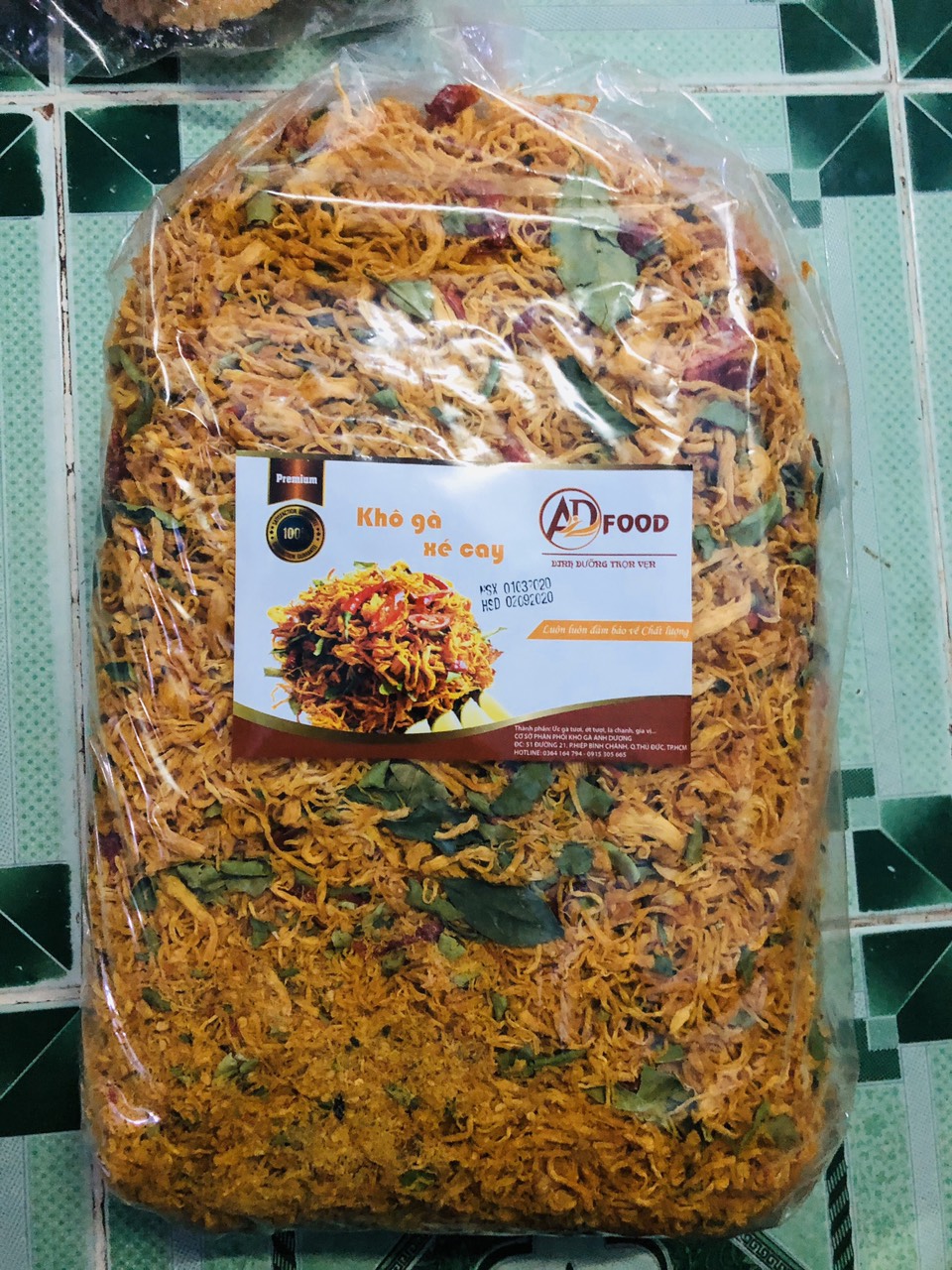 Sỉ nguyên bao 5kg khô gà lá chanh