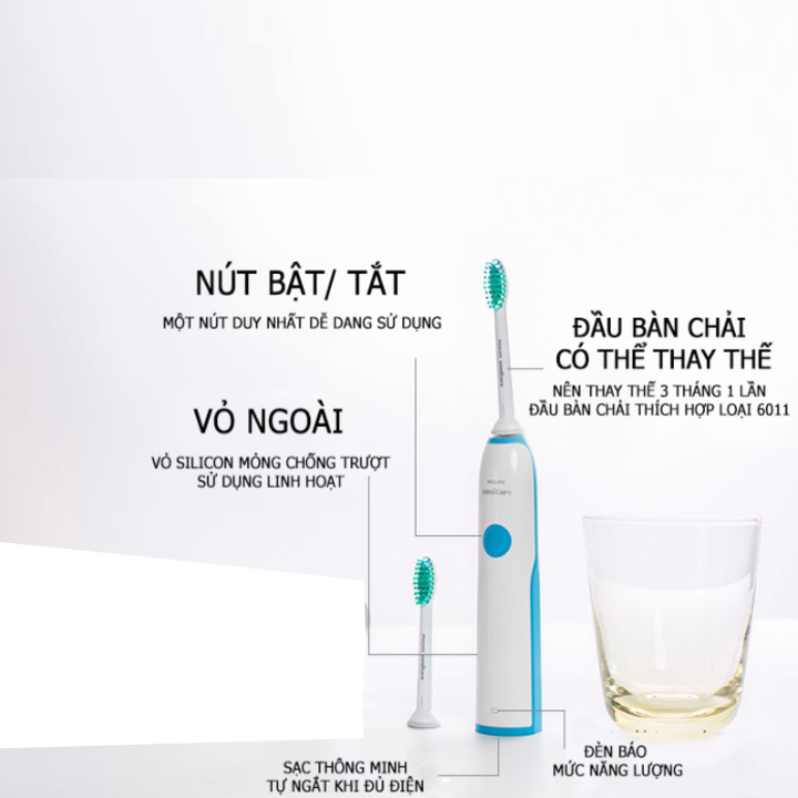 Bàn chải đánh răng điện Philips HX3216