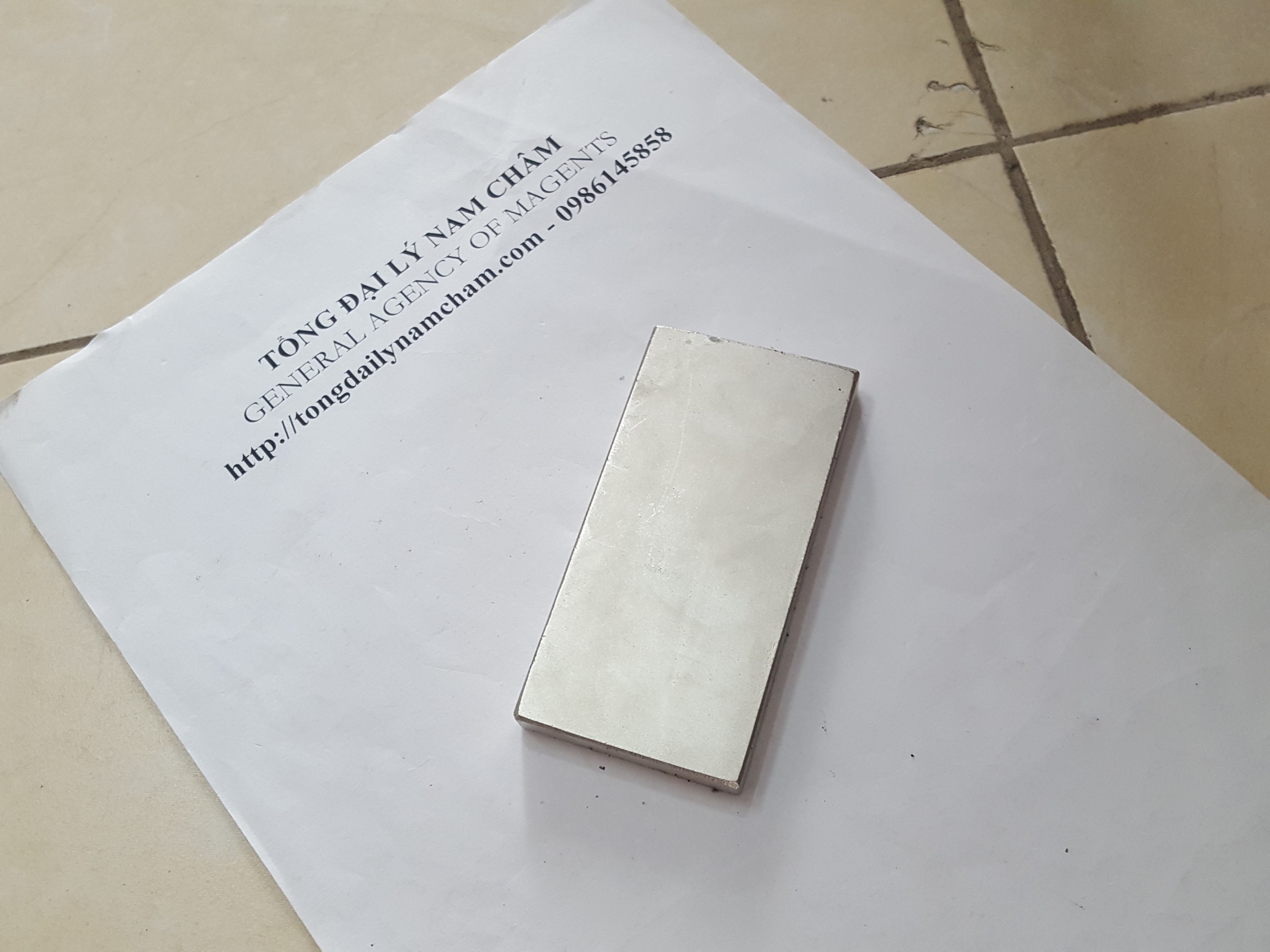 Nam châm siêu mạnh 100x50x10mm