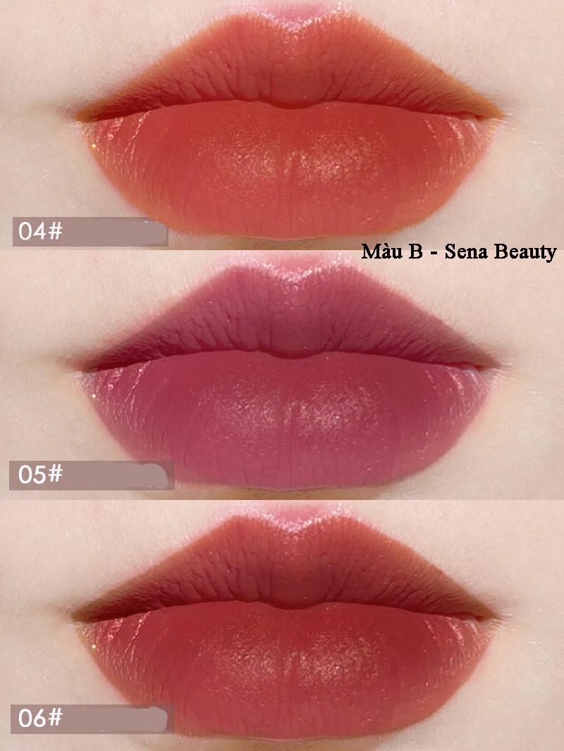 Set 3 Cây Son Kem Lì Herorange Fluffy Lip Glaze