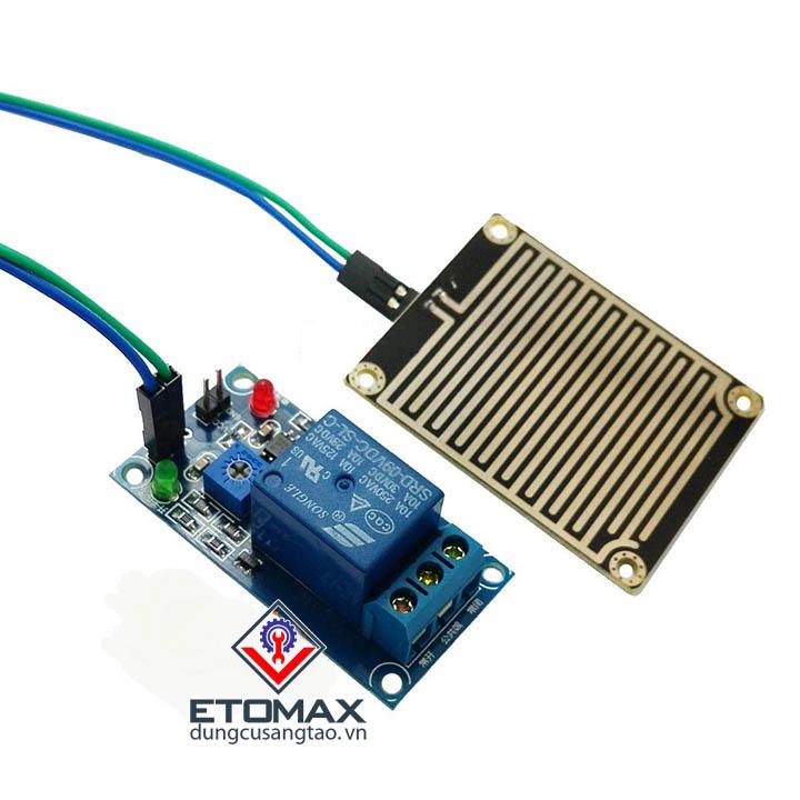 Mạch công tắc cảm biến nước mưa 12v