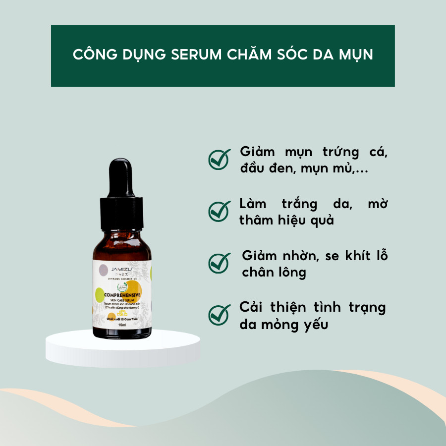Serum chăm sóc da mụn Jamizu