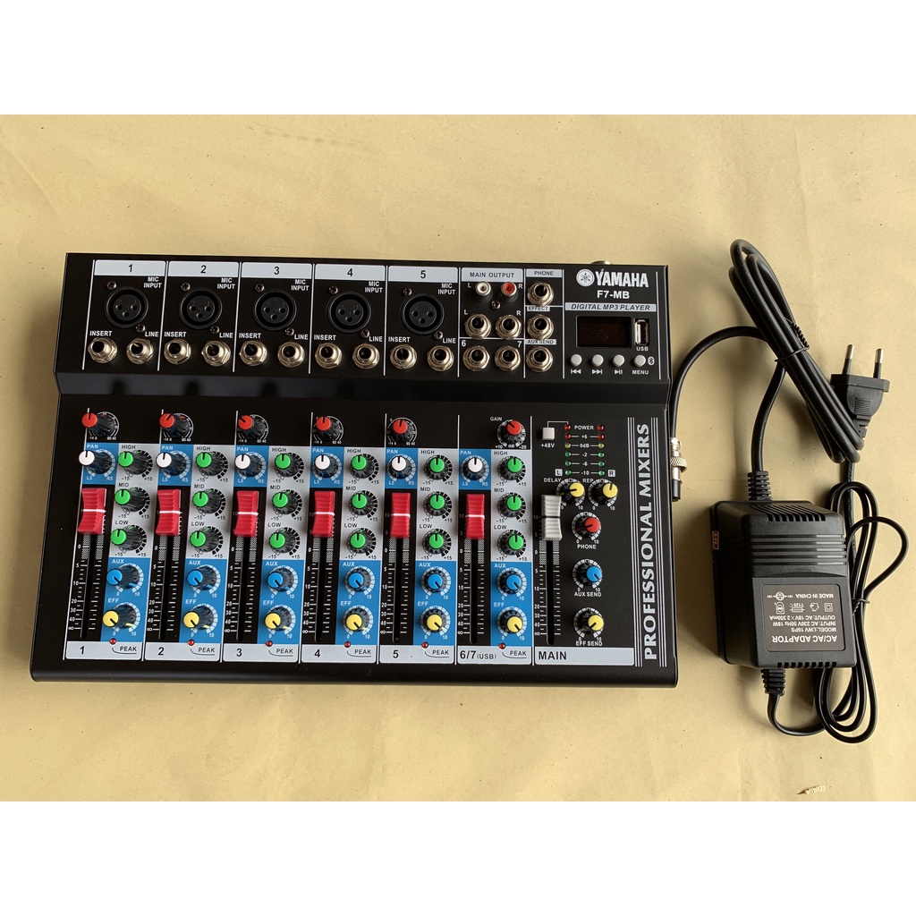 Mixer yamaha f7 có usb bluetooth mixer f7 - mixer f7 - bàn trộn âm thanh