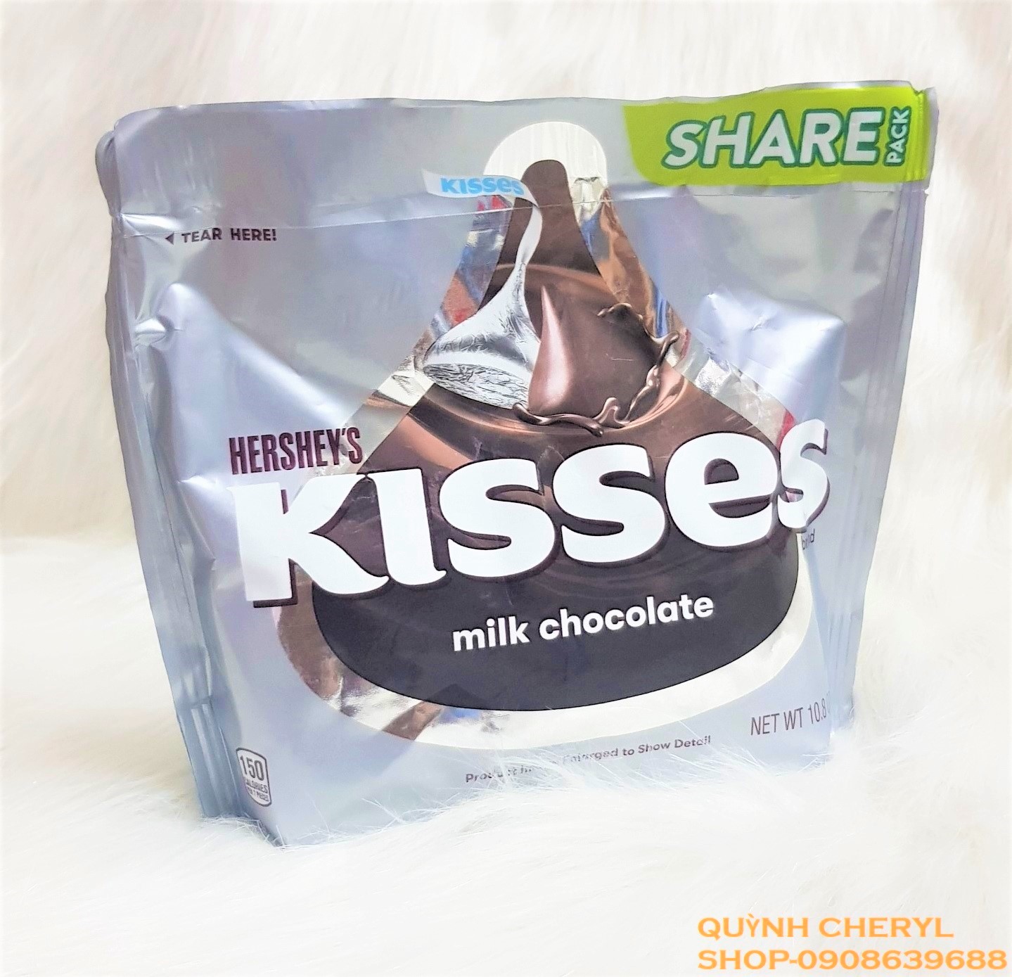 [HCM]Kẹo Socola Hersheys Kisses MỸ (Date 2022)