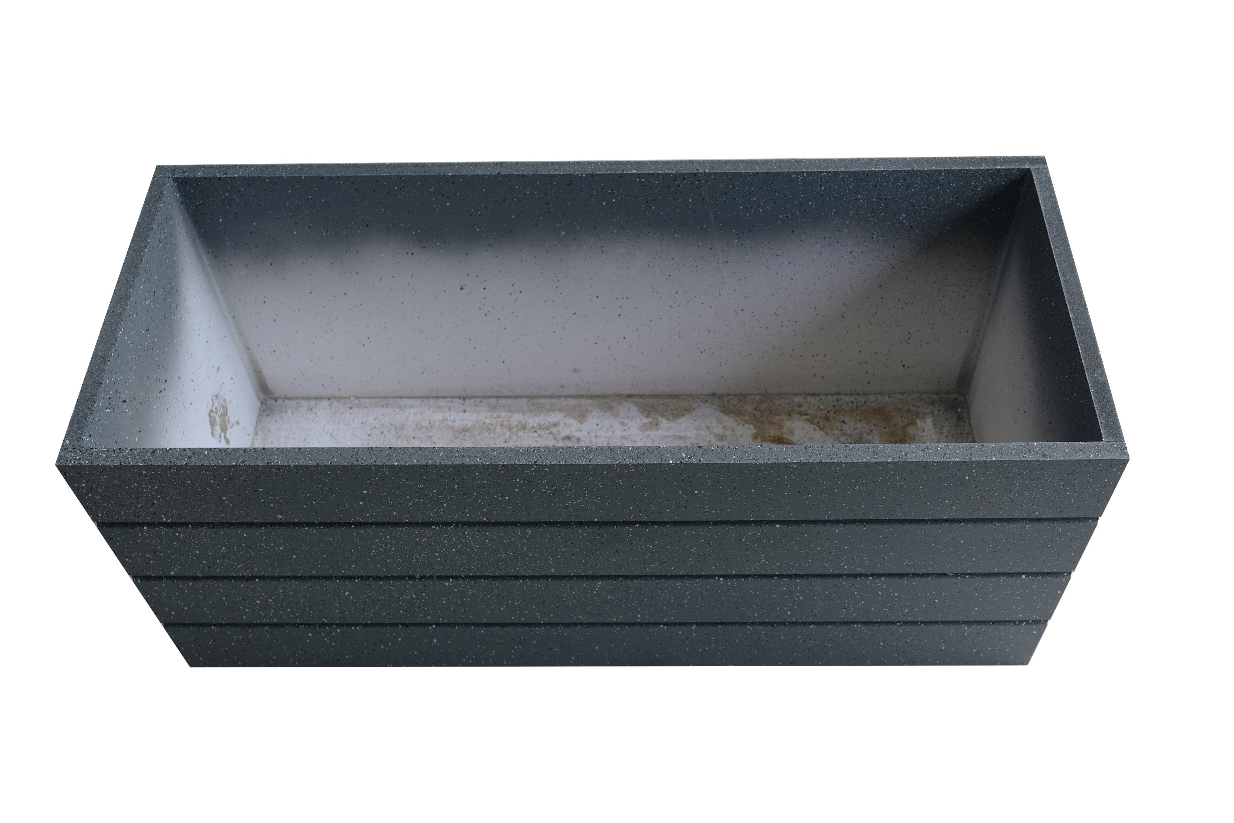 Chậu composite sọc giả đá 50x30x30 Home Việt