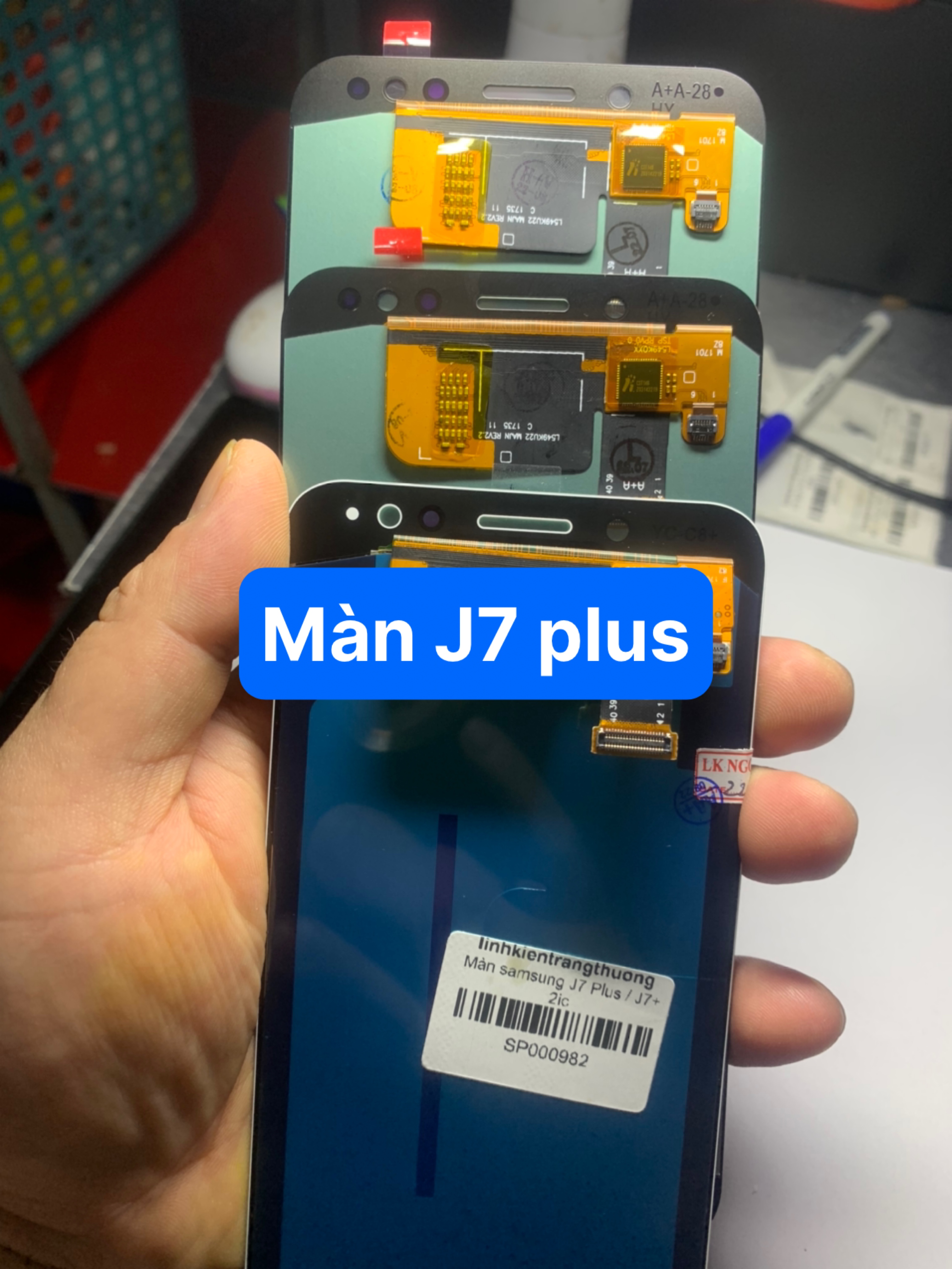 Màn hình samsung J7 plus / J7+, 2ic J7Plus, C8, SM-C710F Oled hàng zin