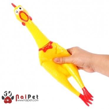Đồ chơi gà kêu rên thảm thiết cho chó mèo size m. 30cm