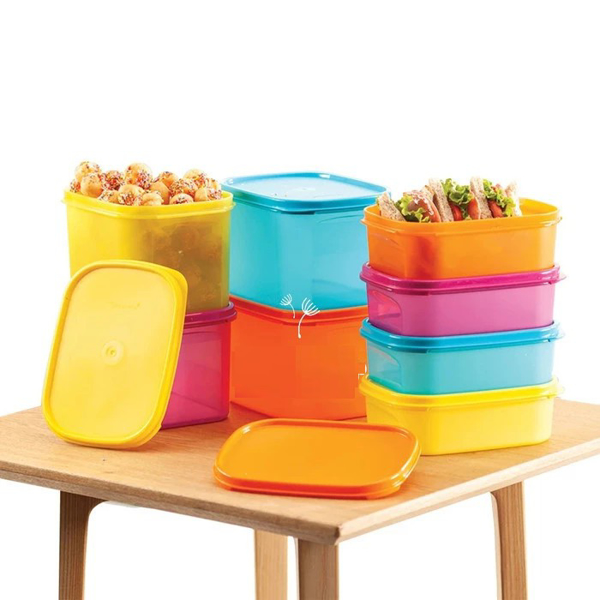 Bộ hộp BQTP Colorful Rectangular (set 8)