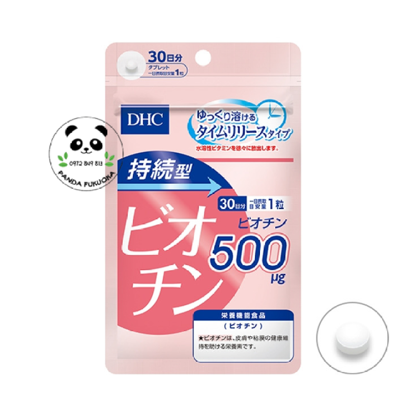 Viên Uống Ngăn Rụng Tóc DHC Biotin (Gói 30 Viên/ 30 Ngày) - Viên Uống Chống Rụng Tóc Nhật Bản - Hàng Nội Địa Nhật Panda Fukuoka