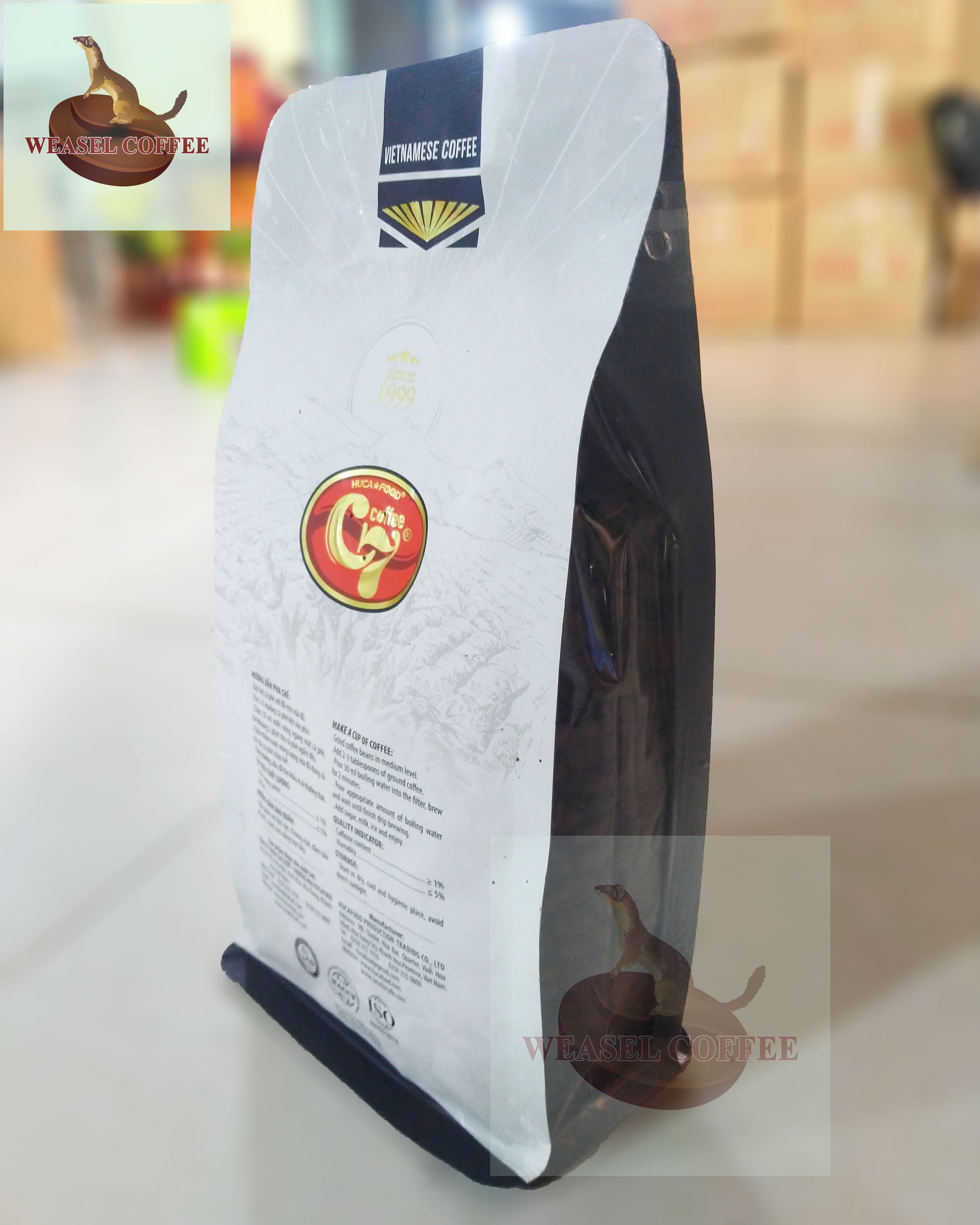 Raw Roasted Luwak Civet Coffee (Zip Bag 500g Beans)