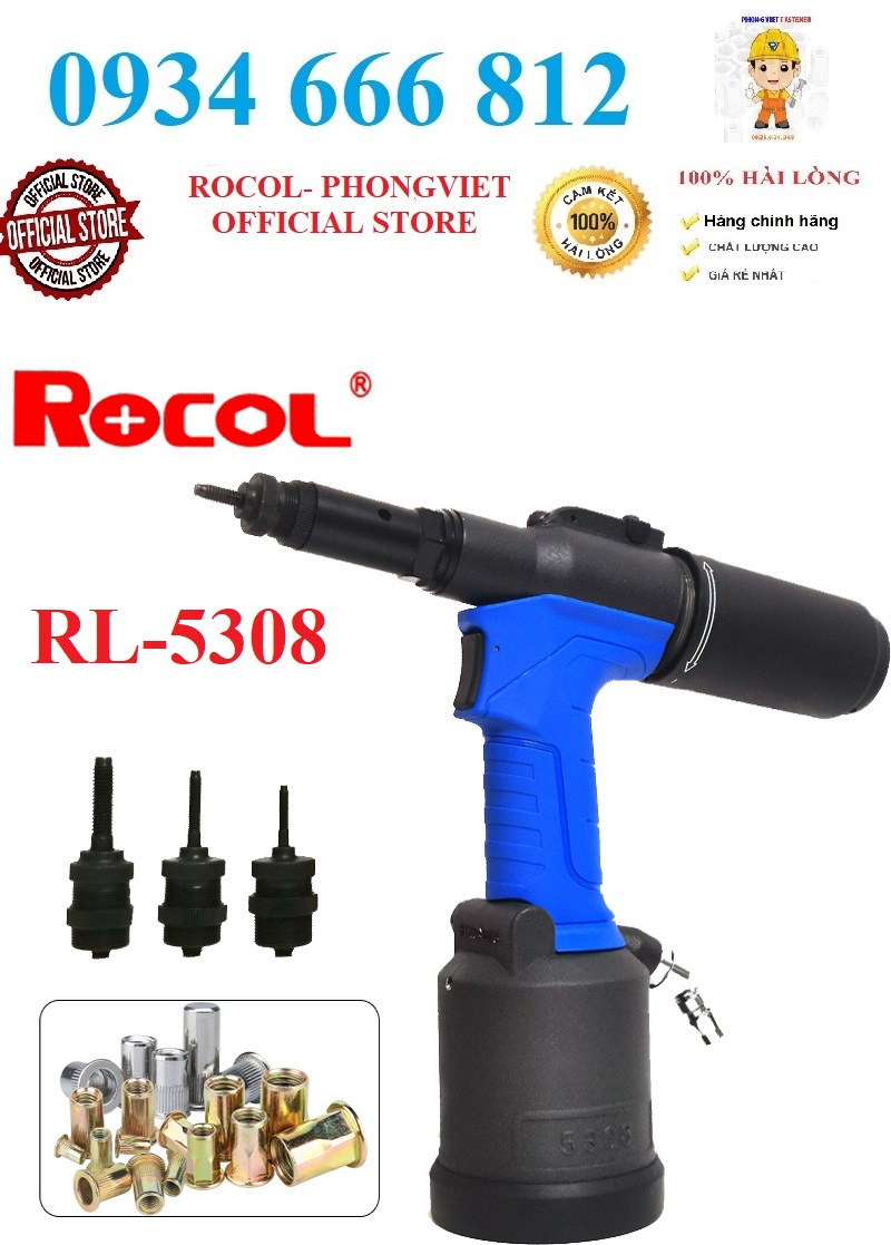 Máy bắn ốc tán ROCOL RL-5308 hộp giấy
