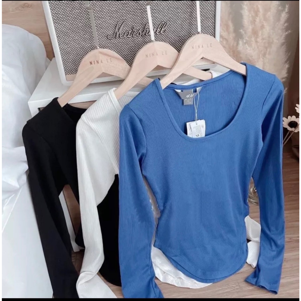 Set 3 áo thu đông dành cho nữ phong cách Hàn Quốc