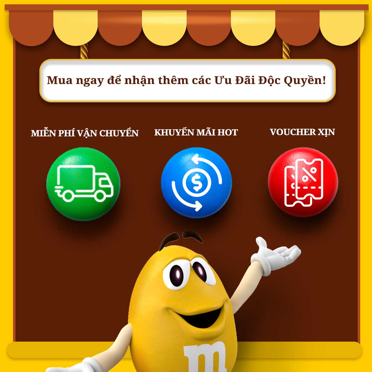 [Quà tặng] Kẹo Sô Cô La Sữa M&M'S gói 37g