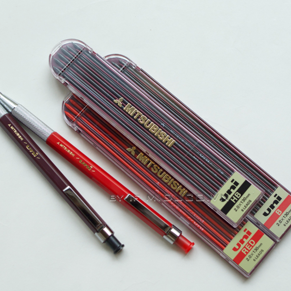 Bút chì bấm Uniball 2.0mm Mitsubishi Pencil