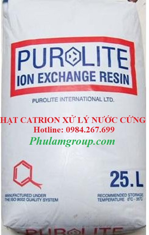 Combo Hạt catrion xử lý nước cứng gói 3 lít
