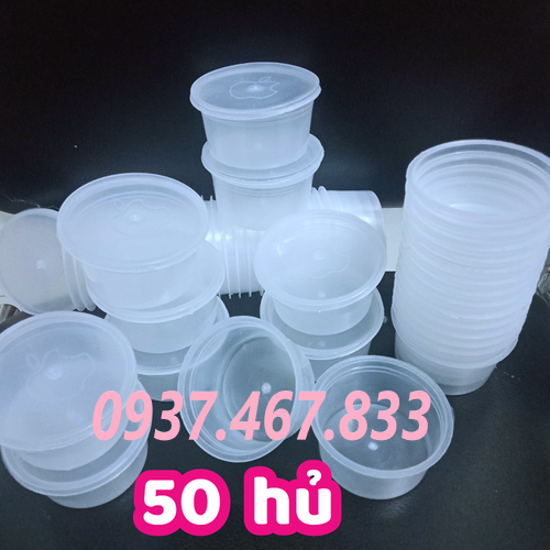 ⚡️ [Sale Kịch Sàn] Combo 50 HỦ BÁNH FLAN CÁC SIZE * FLAN TIM*