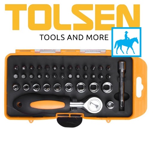 [HCM]Bộ Dụng Cụ 38 Đầu Vít Tuýp TOLSEN 20035