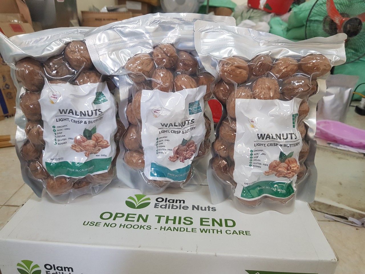 Quả óc chó nhập Mỹ 500Gr