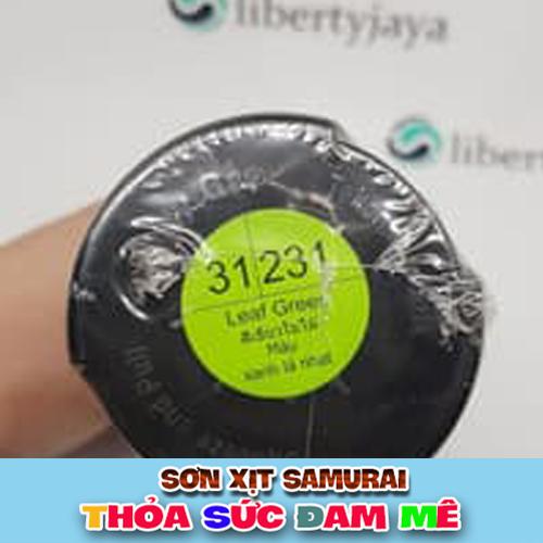 Chai sơn Samurai màu xanh lá nhạt 231