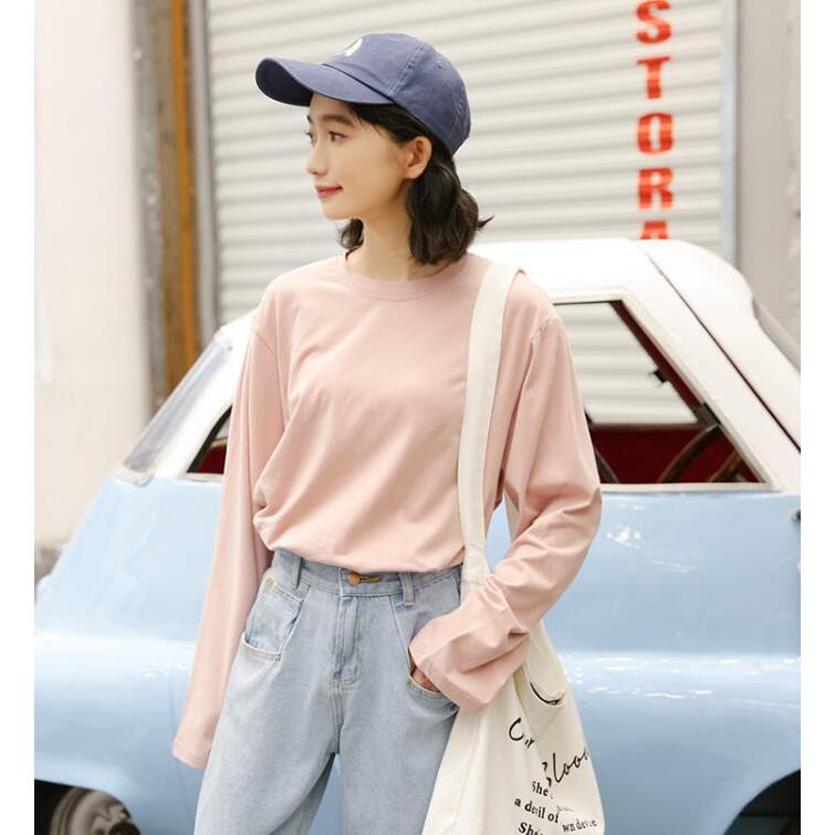 [HCM]Áo Basic Thun Tay Dài