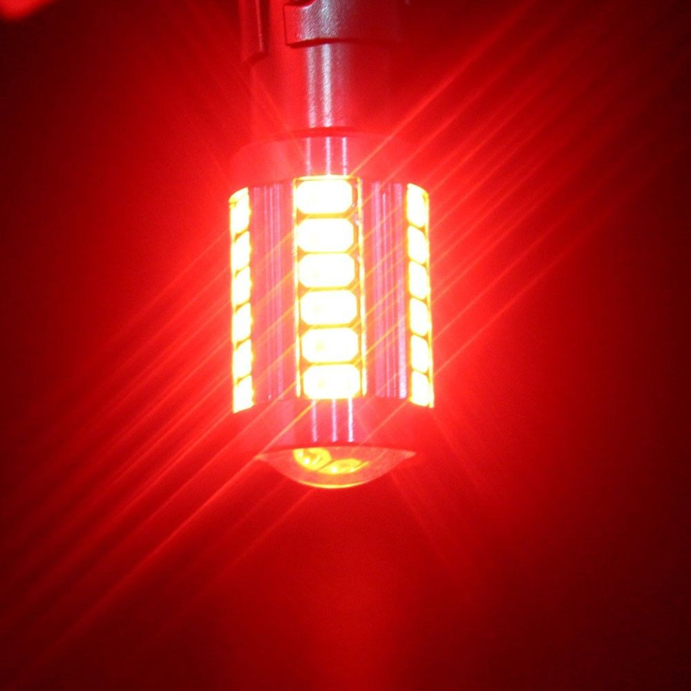 [HCM]Giá 01 bóng - Đèn phanh stop LED thấu kính 02 tim 18w nhấp nháy f1 1157 BAY15D