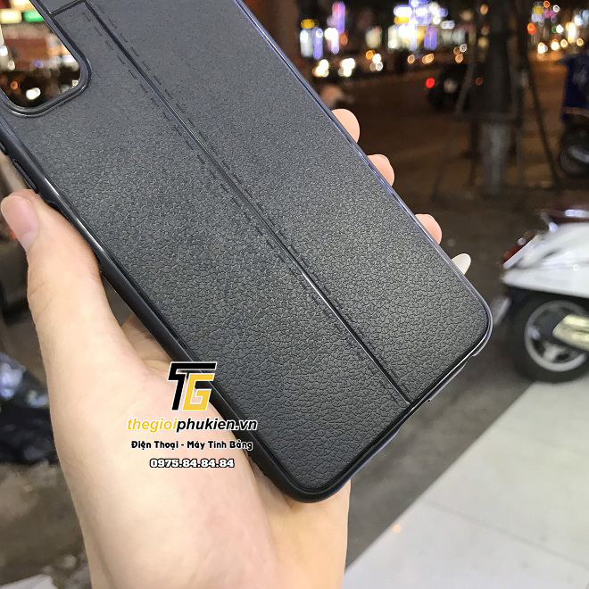 Ốp lưng Vivo V19 Neo silicon giả da Auto Focus
