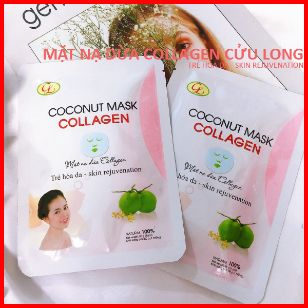 Mặt Nạ Dừa Collagen Cửu Long