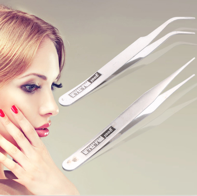 Nhíp Gắp Mi, Nối Mi - Nhíp Gắp Mụn (đầu thẳng & đầu cong)