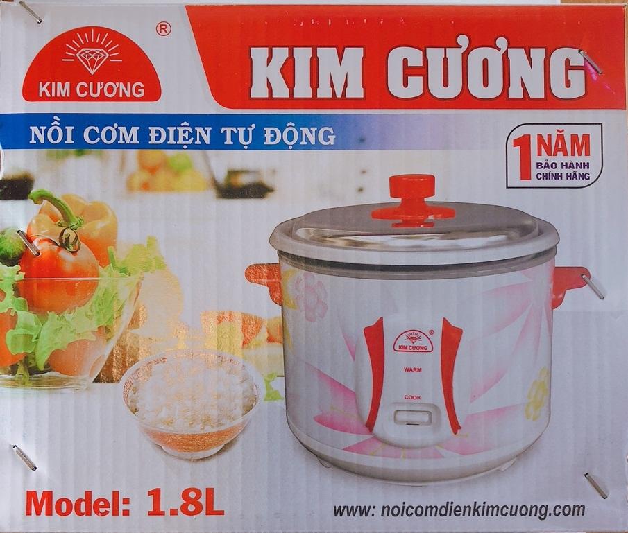 NỒI CƠM ĐIỆN KIM CƯƠNG NẮP RỜI 1,8L