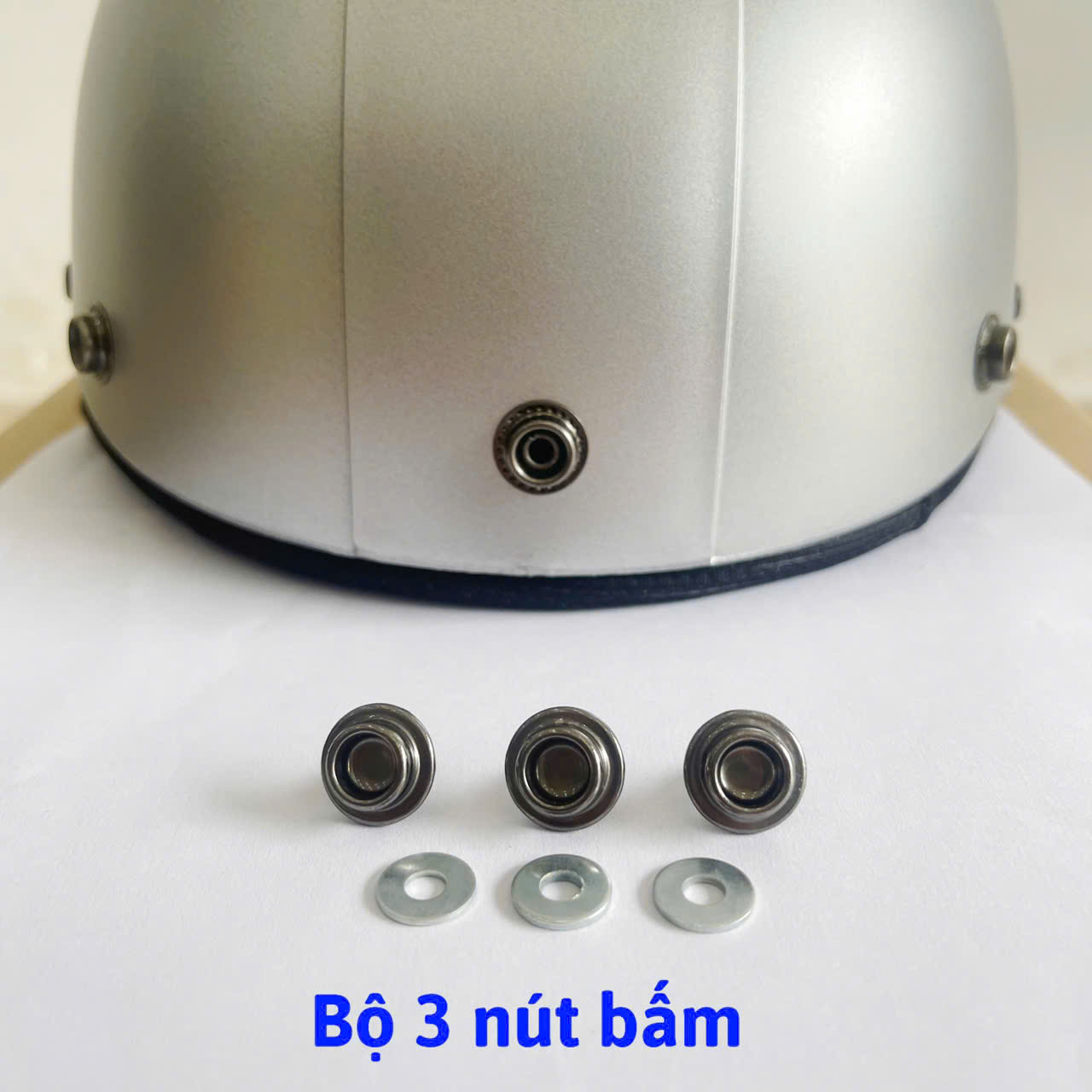 Bộ 3 Nút Bấm Gắn Nón Bảo Hiểm, Lắp Kính