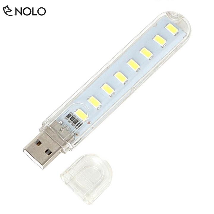 Combo 2 Đèn Led 8 Bóng Siêu Sáng Cắm Dùng Nguồn USB Công Suất 1,4W