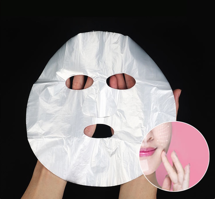 Mặt nạ nilon ủ mặt, màng ni lông ủ tê spa