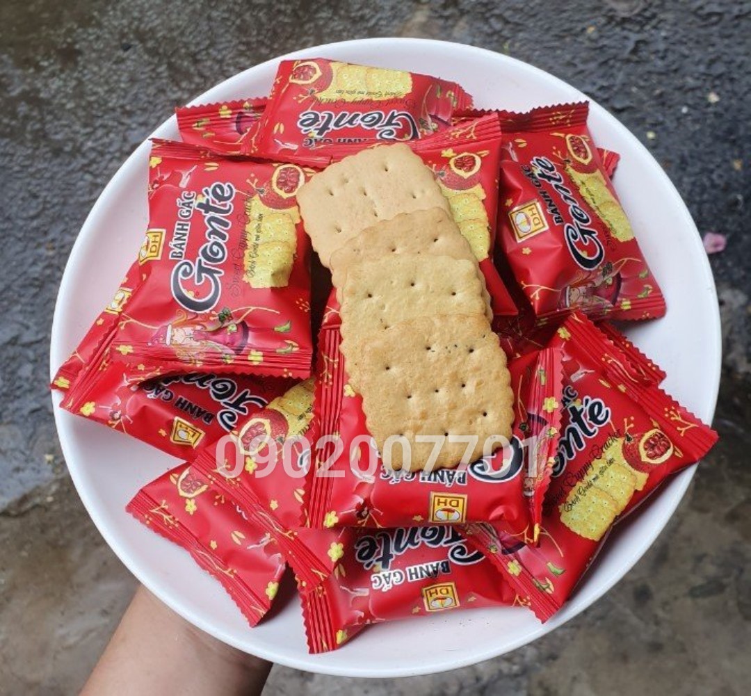 Bánh quy gấc mè dừa đức hưng 100g/250g/500g/1kg/5 kg-đồ ăn vặt-tết -bánh mứt tết