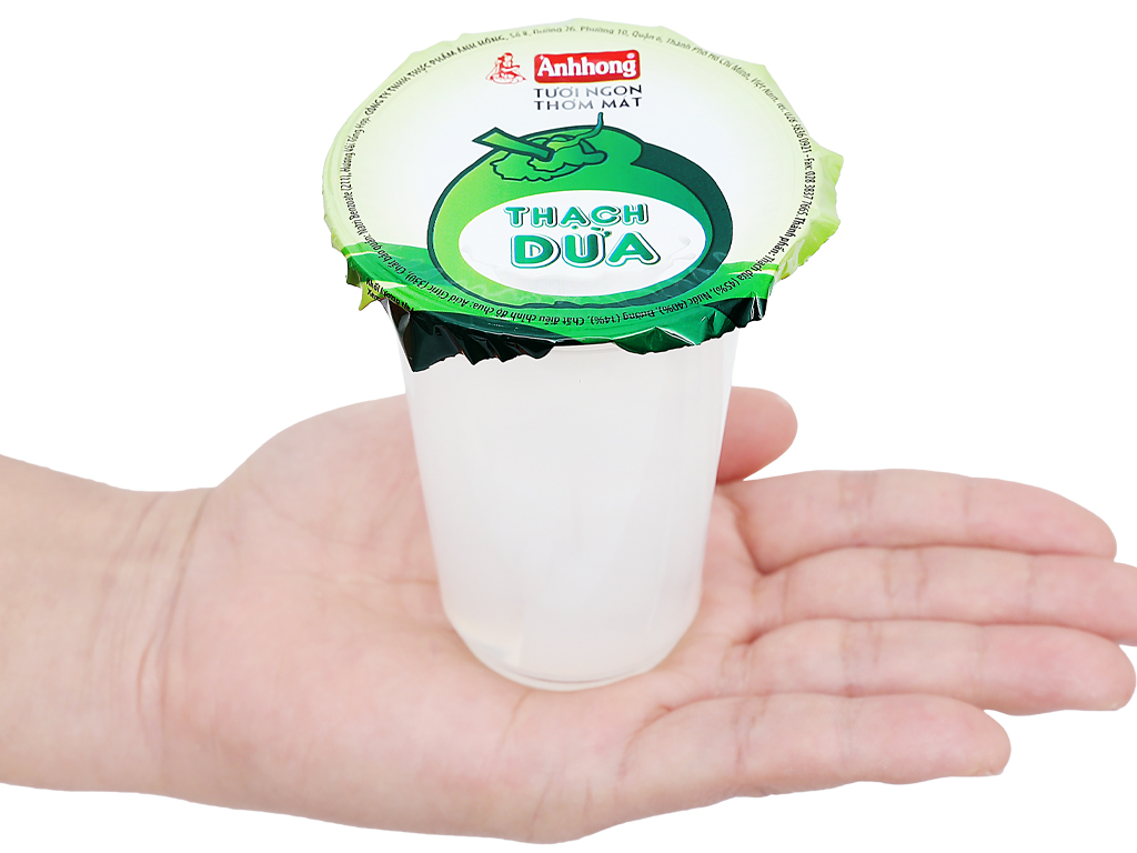 Thạch Dừa Ánh Hồng 540g nhều vị  (Lốc 6 ly x 90g)
