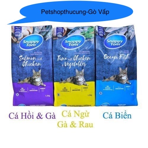 [8kg] HẠT  SNAPPY TOM thức ăn hạt khô dành cho mèo