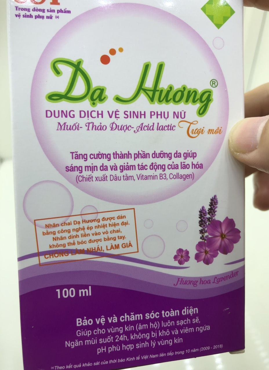 Dung dịch vệ sinh phụ nữ Dạ Hương 100ml
