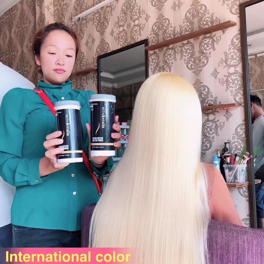 Bột tẩy tóc Blondie Power màu xanh 500gam