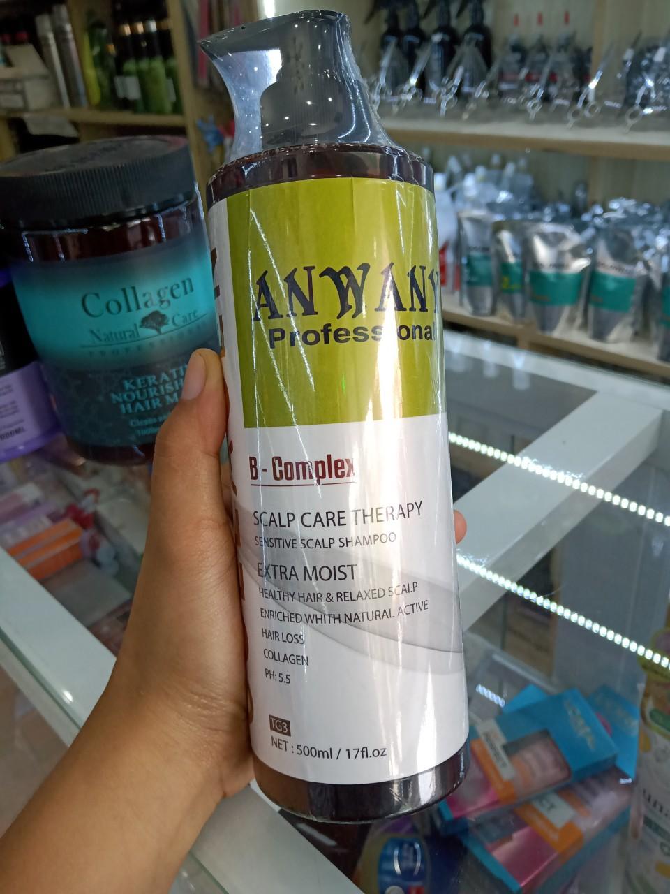 Dầu Gội Bưởi Chống Rụng Tóc Anwany 500ML