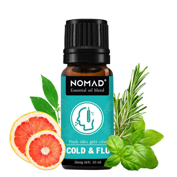Tinh dầu giải cảm nomad essential oil blend - cold & flu