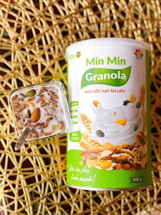 Ngũ cốc hạt ăn liền Granola Min Min 500GR