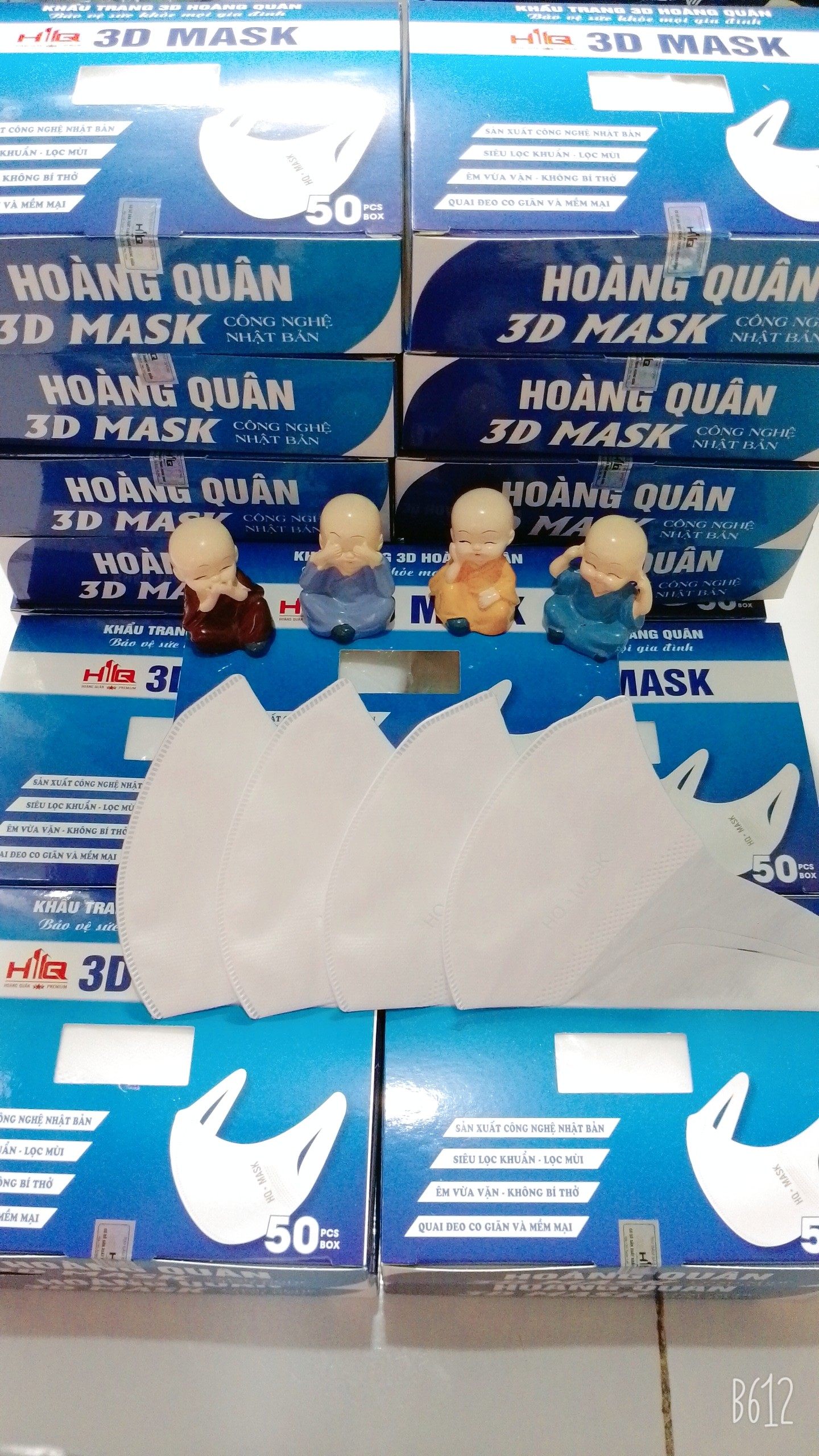 Khẩu trang 3D kk Hoàng Quân