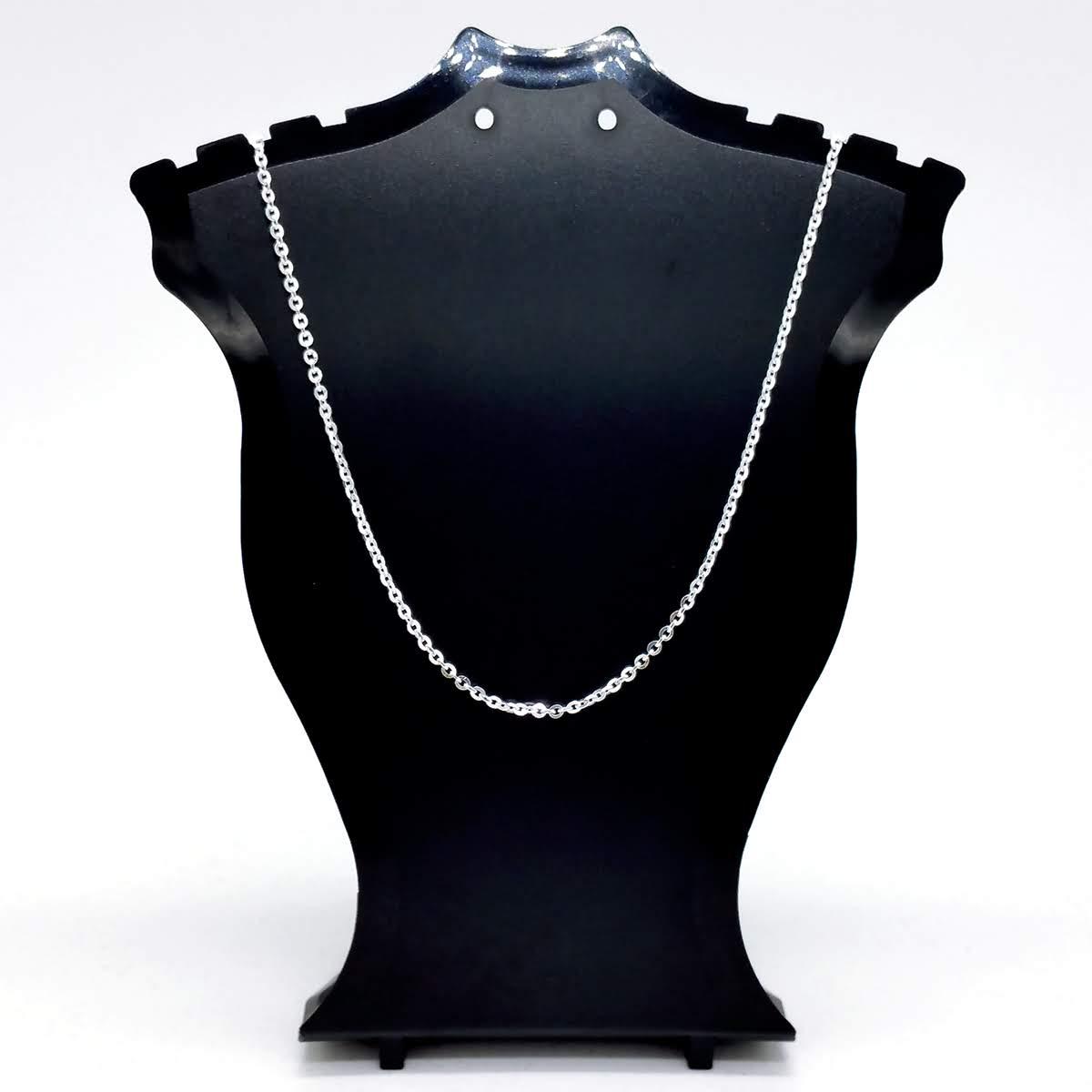 Dây chuyền bạc thật- Vòng cổ bạc mặt pha lê đính đá Panmila (TS-DC-A20)