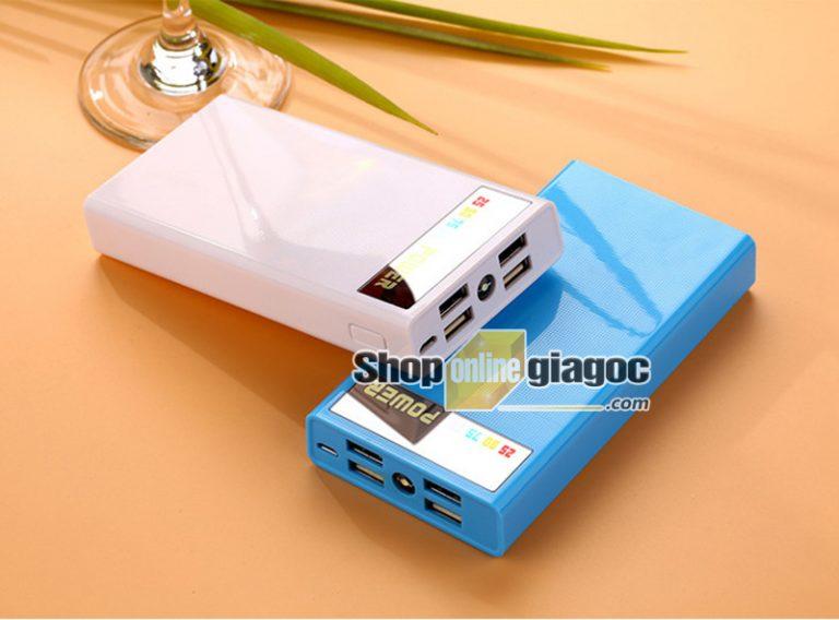 Box Sạc Dự Phòng 6 Cell 18650 Màn KTS VDDP0601 (Không Pin)